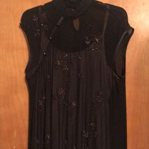 Long evening Dress with sequins